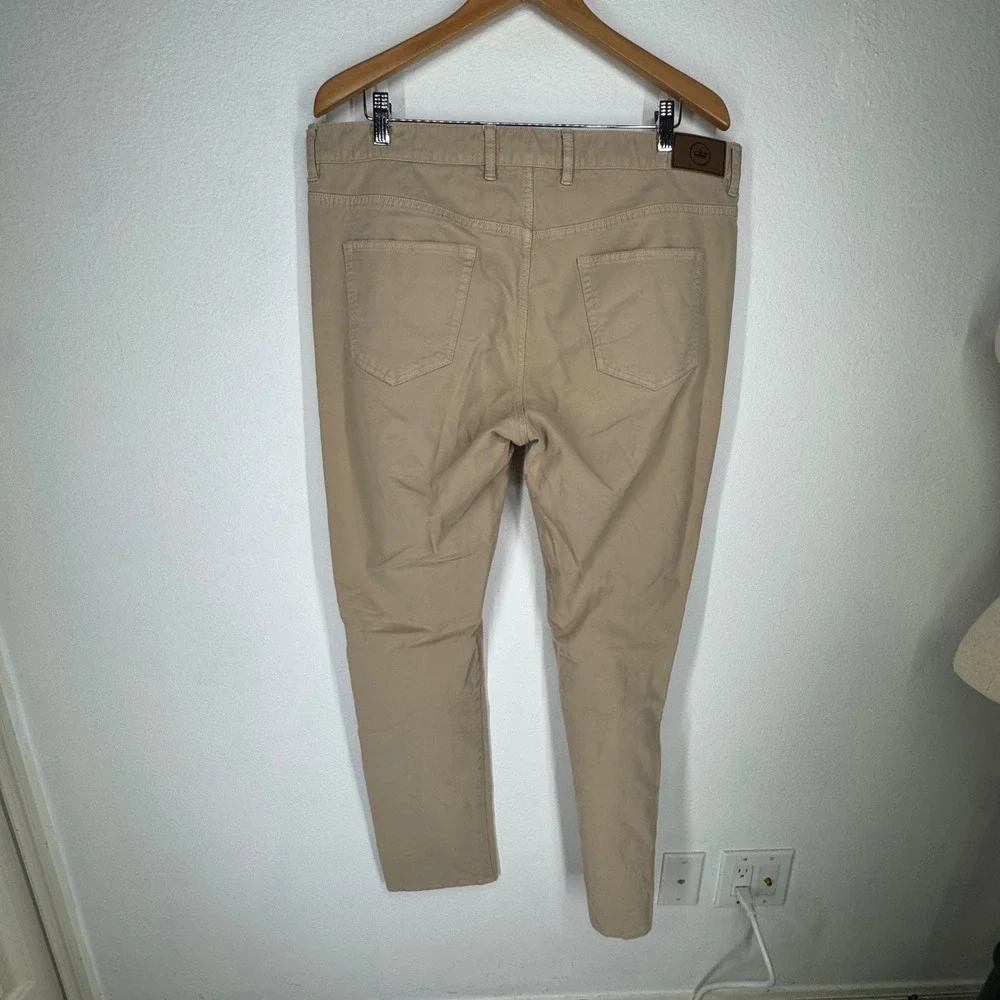 Peter Millar Mens Ultimate Sateen 5‎ Pocket Stretch Pants Size 38 Straight Leg